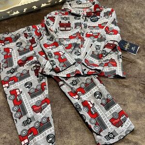 NWT Kids Fire Truck Pajamas- Size 4T
